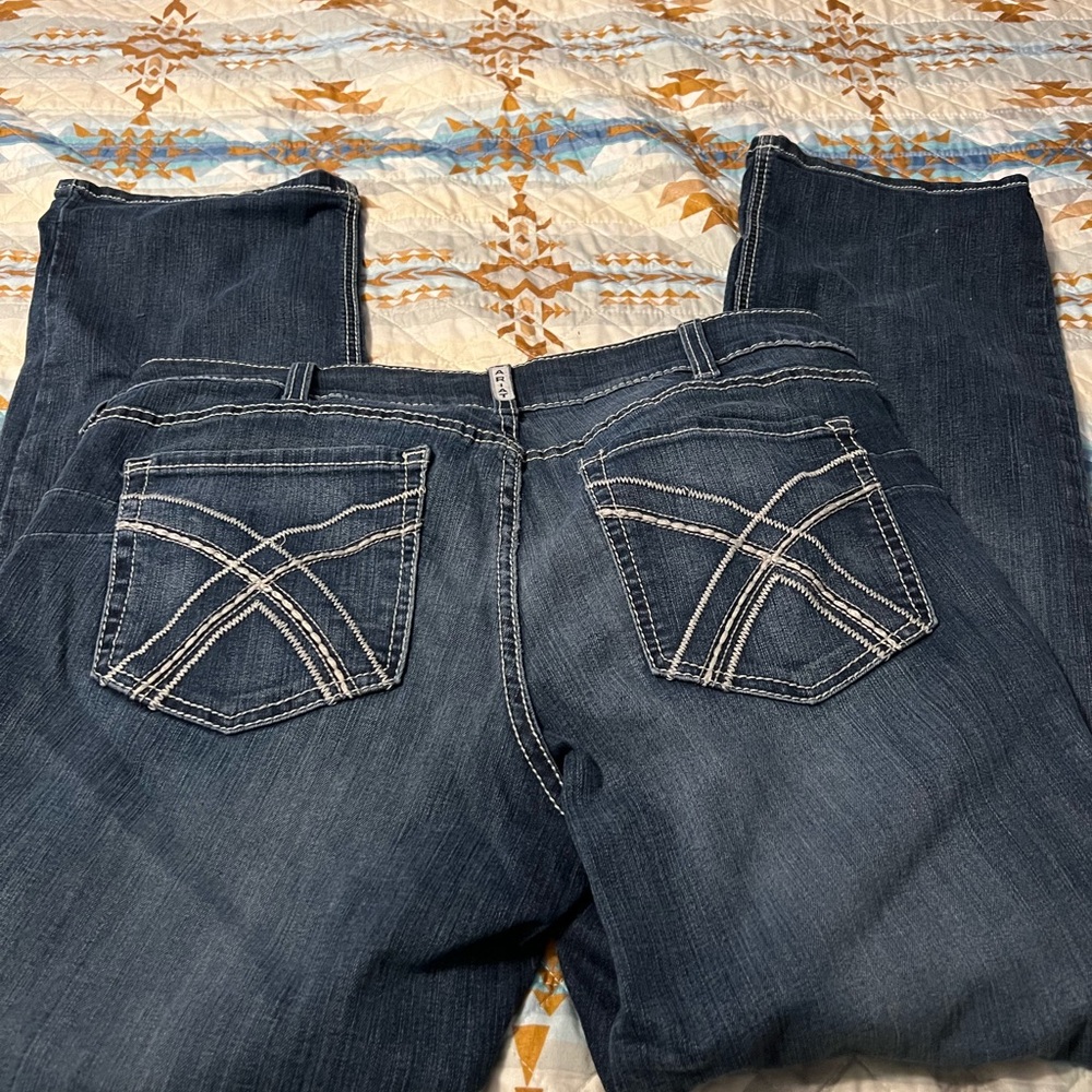Ariat Blue Jeans for Women- low rise straight